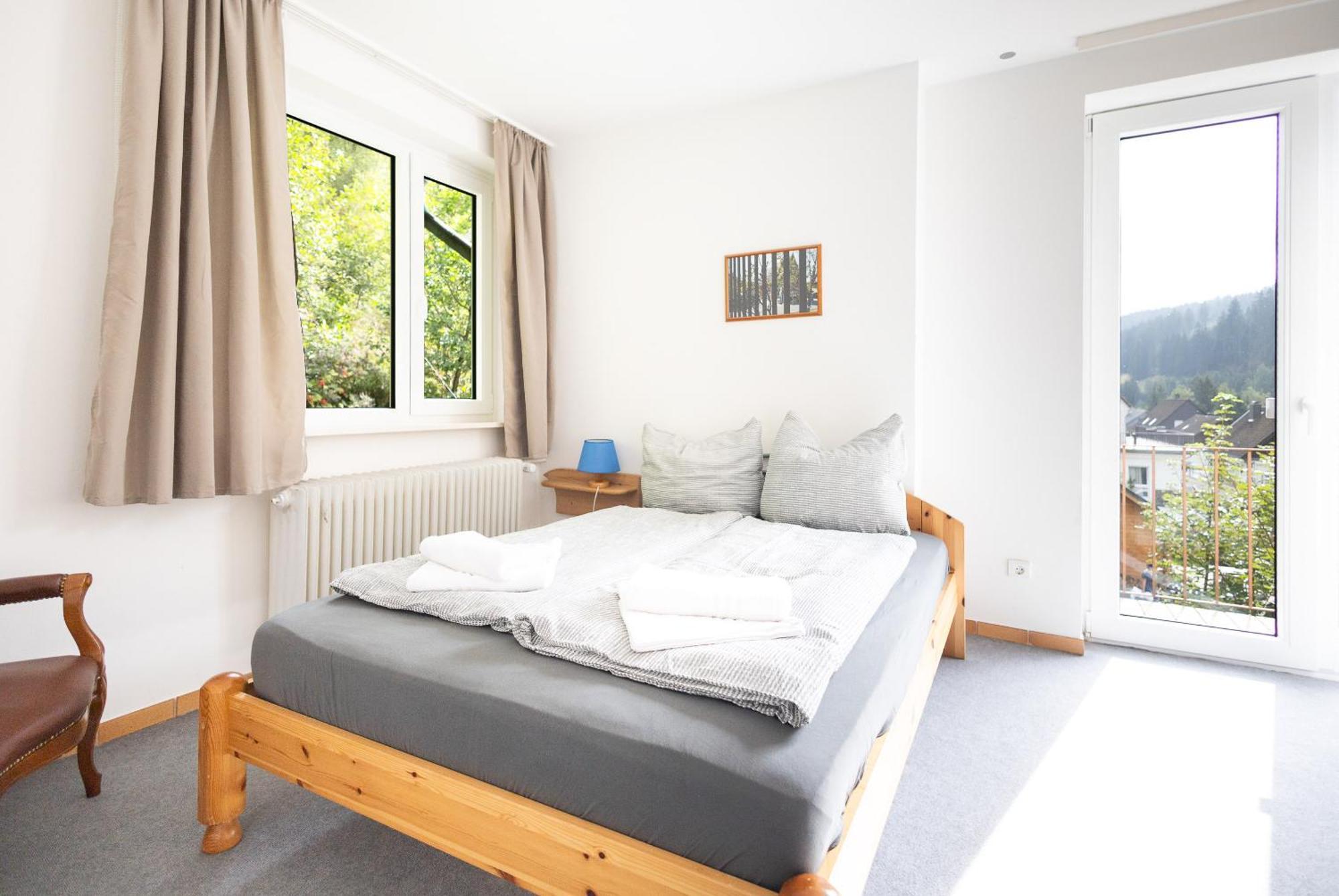 Apartmenthaus Am Waldrand- Kueche - Fruehstueck - Balkon 维尔德曼 外观 照片