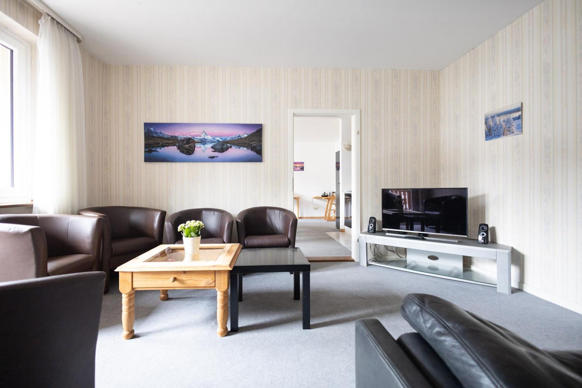 Apartmenthaus Am Waldrand- Kueche - Fruehstueck - Balkon 维尔德曼 外观 照片