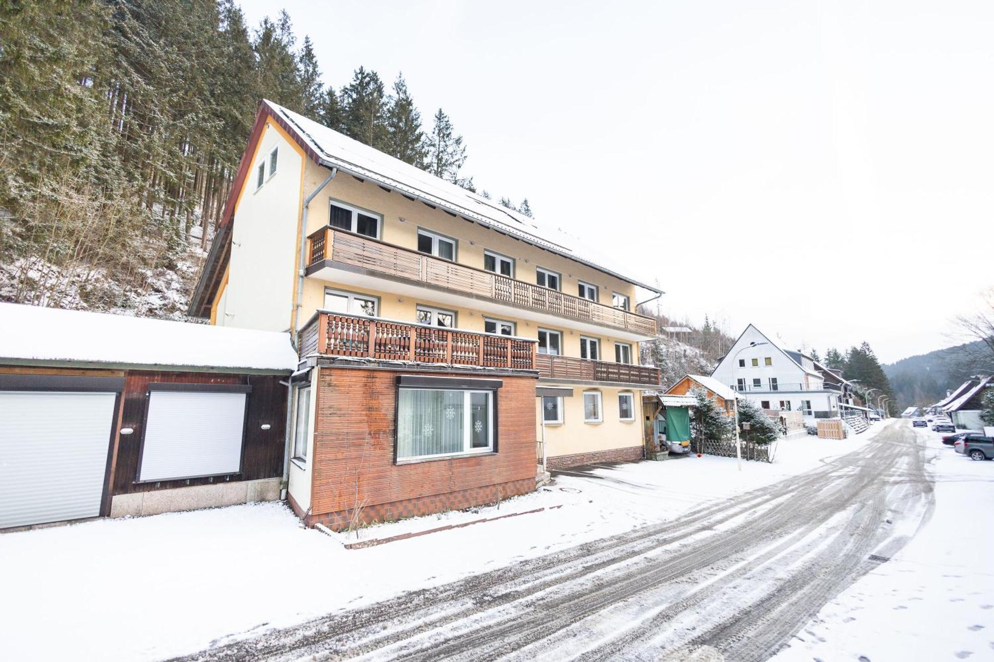 Apartmenthaus Am Waldrand- Kueche - Fruehstueck - Balkon 维尔德曼 外观 照片